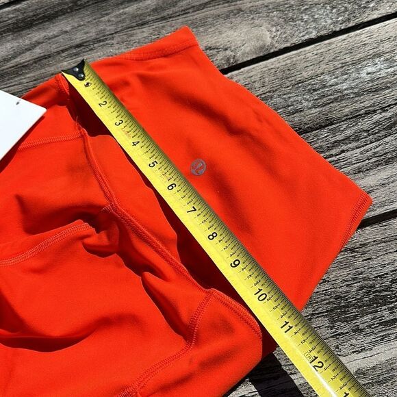 Lululemon Align High-Rise Pant 28" Pockets Solar Orange‎ NWT size 2 - Picture 4 of 5